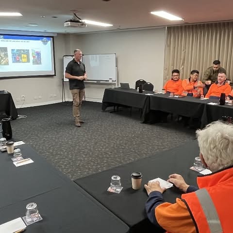 Persec training session with a frontline team